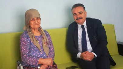1 Ekim Dünya Yaşlılar Günü’nde Kaymakam Odabaş’tan Anlamlı Ziyaret