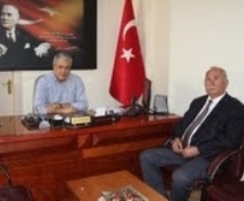 BAŞKAN AKOVA KAYMAKAMLARI ZİYARET ETTİ