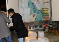 BALIKESİR’DE SAHTE İÇKİ İMALATHANESİNE BASKIN