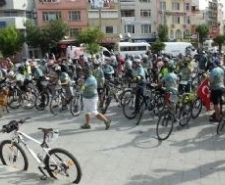 BURHANİYE’ DE BİSİKLET FESTİVALİ BAŞLADI
