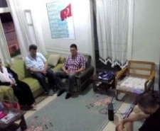 Ülkücüler şehitler için mevlit okuttu.