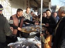EDREMİTLİ AVCILARDAN ‘TAVŞANLI PİLAV'