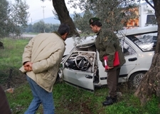 EDREMİT'TE FECİ KAZA