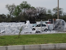 BAYAN SÜRÜCÜYE YOL DAR GELDİ