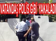 EDREMİT’TE DÜĞÜN EVİNE GİREN HIRSIZI VATANDAŞ YAKALADI