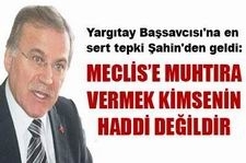 Şahin: Başsavcı özür dilesin