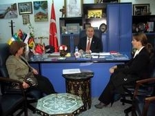 DP’Lİ HANIMLAR MÜLKİ AMİRLERİ ZİYARET ETTİ, BİLDİRGE SUNDU