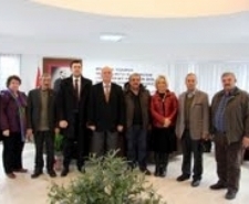 CHP BURHANİYE İLÇE YÖNETİMİNDEN BAŞKAN AKOVA’YA ZİYARET