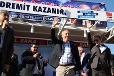 Edremit'te konuşan CHP Grup Başkanvekili Muharrem İnce,