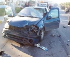 TRAFİK KAZASI;1 YARALI