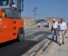 SICAK ASFALT ÇALIŞMASINDA 2. ETABA BAŞLADI