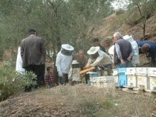 BURHANİYE DE ARICILAR TATBİKATA KATILDI