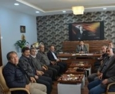 Muhtarlardan Milli Eğitim'e Ziyaret