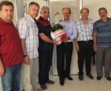 BURHANİYE’ DE MÜFTÜ ÖZ’E ZİYARETÇİ AKINI