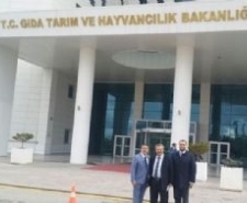 ALİ AYDINLIOĞLU VE BURHANİYE BELEDİYE BAŞKANI NECDET UYSAL YATIRIMLAR İÇİN ANKARA'DA