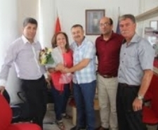 BURHANİYE DE BAYAN GENEL BAŞKANA SÜRPRİZ DOĞUM GÜNÜ