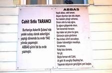 BURHANİYE’DE ÜNLÜ ŞAİRE VEFA