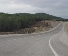 Yeni yolun bir bölümü hizmete girdi