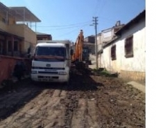 KIRSAL MAHALLELERDE YOL ÇALIŞMALARI BAŞLADI