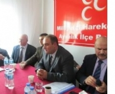 AYVALIK MHP’DE YENİ YÖNETİM GÖREV BÖLÜMÜ YAPTI