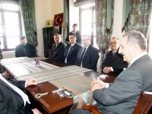 MHP’DEN KAYMAKAM NALBANT’A NEZAKET ZİYARETİ