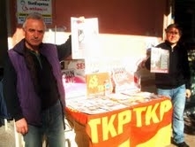 BURHANİYE’DE KOMÜNİST PARTİ TANITIM STANDI AÇTI