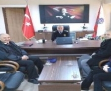 Burhaniye'de Emniyet Müdürüne Ziyaretçi Akını