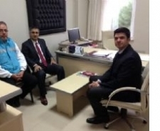 GÖMEÇ KAYMAKAMI YAVUZ’DAN DEVLET HASTANESİNE ZİYARET