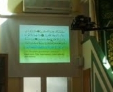 EDREMİT’TE CEMAATE SİNEVİZYONLU VAAZ