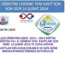 AÇIK ÖĞRETİM LİSESİ