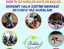EHEM DE YAZ KURSLARI BAŞLIYOR