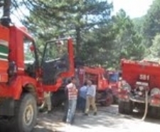 KAZ DAĞLARI’NDA ÖRTÜ YANGINI