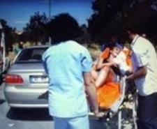 MOTOSİKLETLE OTOMOBİL ÇARPIŞTI