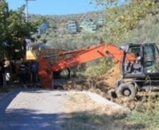 BURHANİYE’ DE YAĞMUR SUYUNA ÖNLEM