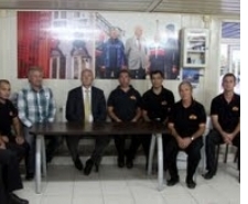 BAŞKAN AKOVA, İTFAİYECİLERİ ZİYARET ETTİ