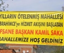 İBRAHİMCE MAHALLESİ’NDEN BAŞKAN KAMİL SAKA’YA TEŞEKKÜR