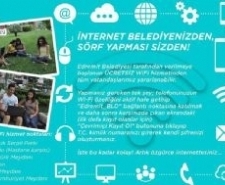 EDREMİT BELEDİYESİ’NDEN WİFİ HİZMETİ