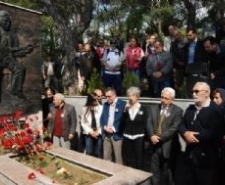 ALİ EKBER ÇİÇEK MEZARI BAŞINDA ANILDI