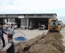 SANAYİ SİTESİ'NE EYBEK SUYU