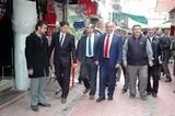 SP BAŞKAN ADAYLARININ ESNAF ZİYARETİ