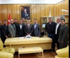 BURHANİYE’DE AK PARTİ YÖNETİMİ KAYMAKAMI ZİYARET ETTİ