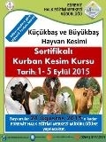KURBAN KASAPLARINA SERTİFİKA PROGRAMI
