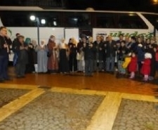 BURHANİYE'DE SÖMESTR UMRECİLERİ UĞURLANDI