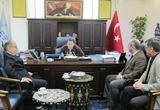 HASTANE YETKİLİLERİ BAŞKAN SAKA’YI ZİYARET ETTİ