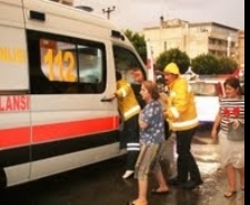 YANAN EVDEN SON ANDA KURTARILDI