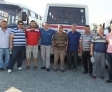 BURHANİYELİ MİNİBÜSÇÜLER DE KÜÇÜK İLKAY’A DESTEK ÇIKTI