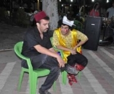 MEDDAH VE KARAGÖZ EDREMİTLİLER İLE BULUŞTU