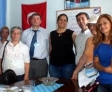 AYVALIK’TA CHP’DEN KARDEŞ PARTİ DSP’YE ZİYARET