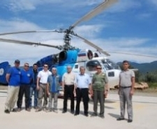 YANGIN HELİKOPTERİ GÖREVE BAŞLADI