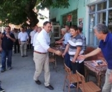 ALİ YAMAN VE BAŞKAN GENÇER, BAĞYÜZÜ MAHALLESİNİ ZİYARET ETTİ